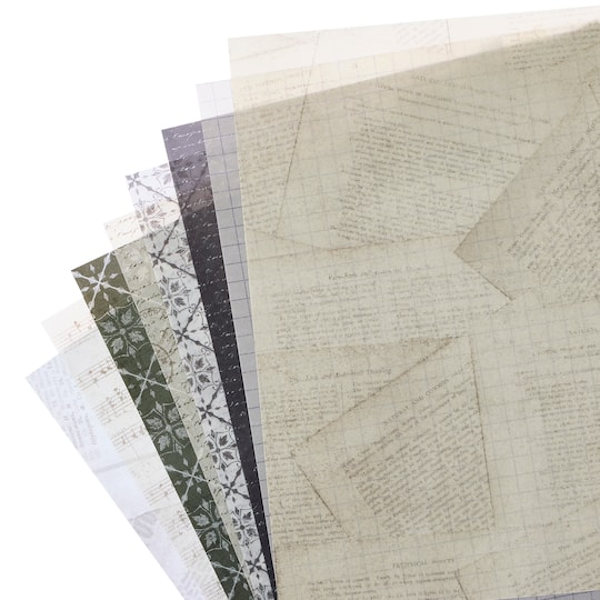 12" x 12" Neutral Vellum Paper Pad by Recollections™, 20 Sheets